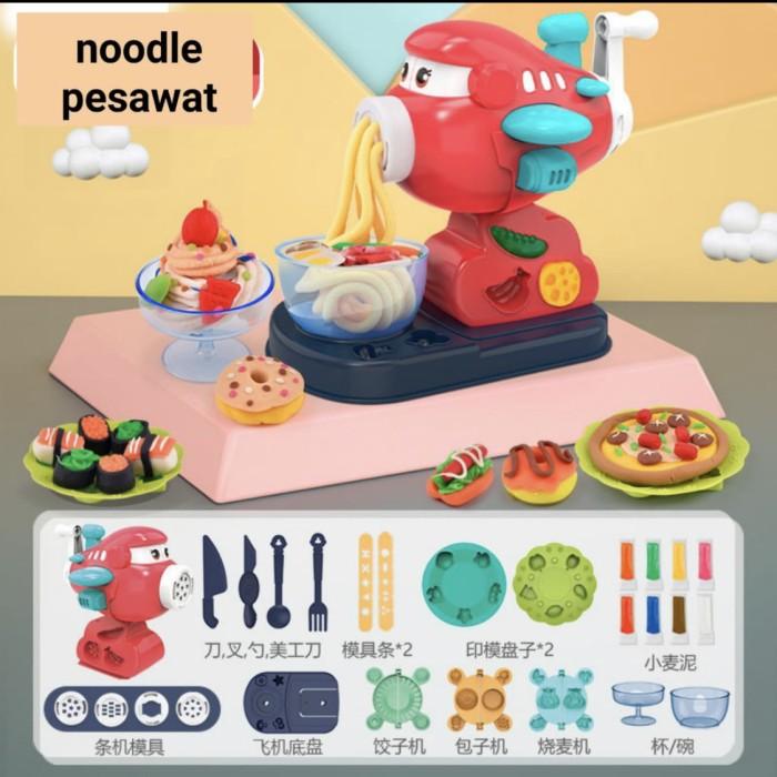 mainan mesin mie noodle maker | mesin cetakan mie playdoh