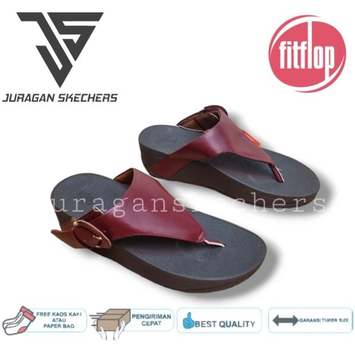 SANDAL FITFLOP LOTTIE BUCKLE / FITDLOP LOTTIE BUCKLE / SANDAL FITFLOP WANITA / SANDAL JEPIT WANITA