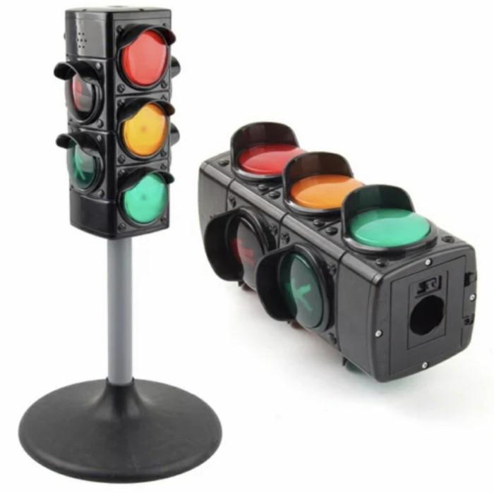lampu merah mainan anak | mainan rambu lalu lintas | traffic light