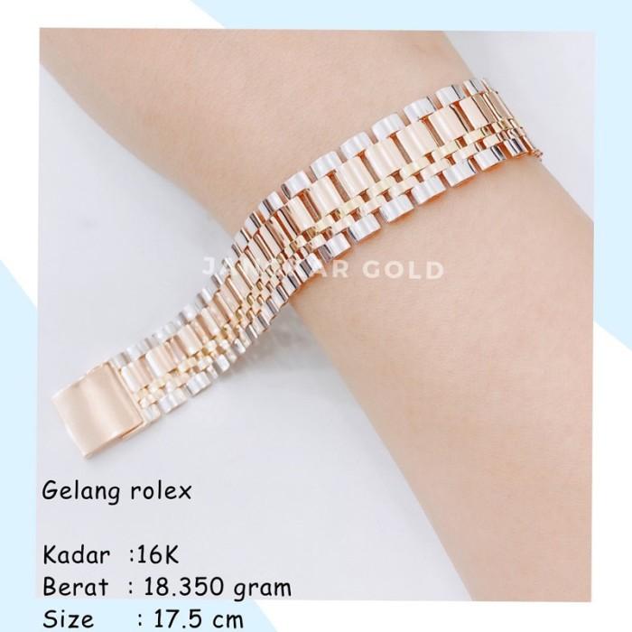 GELANG EMAS JAM TANGAN SISIK 16K 18.350Gr | GELANG EMAS 16K 18.350Gr | GELANG EMAS 16K 18.350Gr