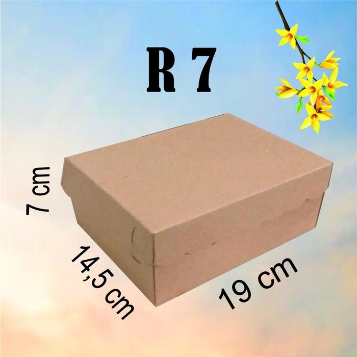 DUS SMP R7 Coklat bagus kuat tinggi 7cm panjang 14cm lebar 19cm