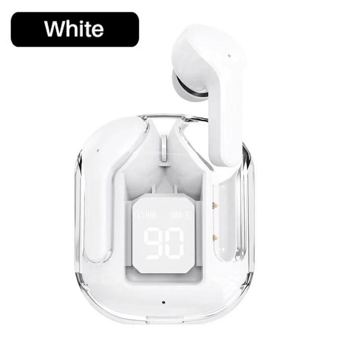 lasrriiicell / FLUFFY - Headset Bluetooth AIR31 TWS A31 Earphone HiFi HD LED Display Barang berkwali