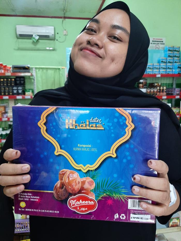 lasrriiicell / Kurma Dates Khalas / Kholas Maheera / Mahira 1kg Barang berkwalitas