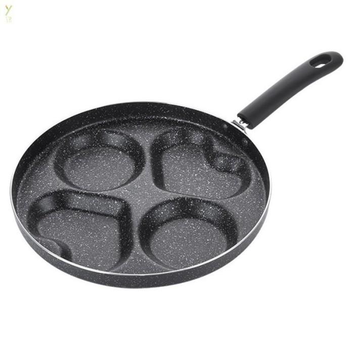 lasrriiicell / Teflon Penggoreng Telur/Wajan Cetakan Telur/kue 4 Lubang Barang berkwalitas