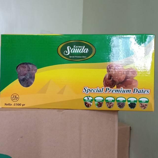 lasrriiicell / Kurma Sauda Dates Khalas / Kholas- United Arab Emirates 500 Gram Barang berkwalitas