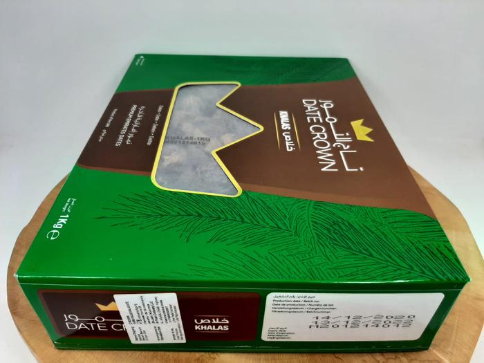 lasrriiicell / Kurma Khalas merek Date Crown 1kg Barang berkwalitas