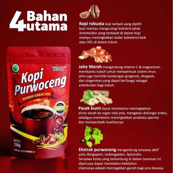 lasrriiicell / Kopi Purwoceng-Plus 150 Gram ORIGINAL Barang berkwalitas
