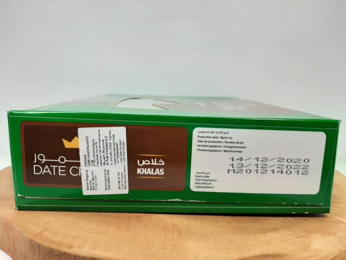 lasrriiicell / 2 KOTAK Kurma Khalas merek Date Crown 1kg Barang berkwalitas