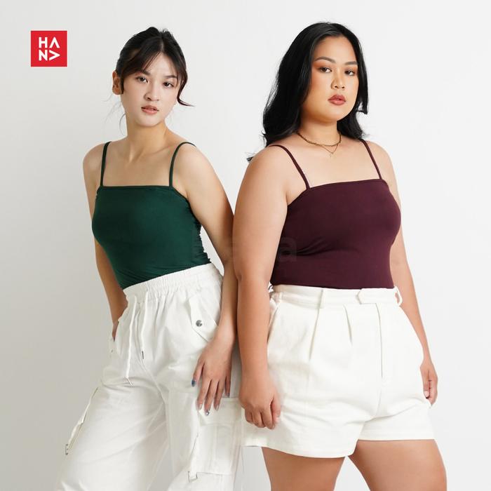 PROMO Color Dark Brown Size Xxxl Hana - Miranda Basic Tank Top Simple
