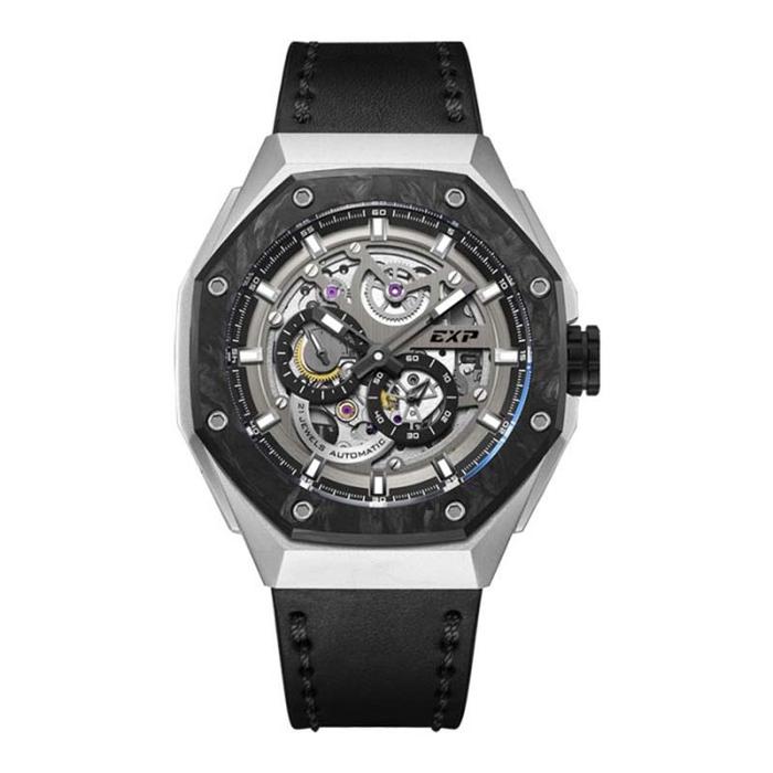 JAM TANGAN EXPEDITION PRIA ORIGINAL BLACK SILVER EXF6818M 6818 6818M CT