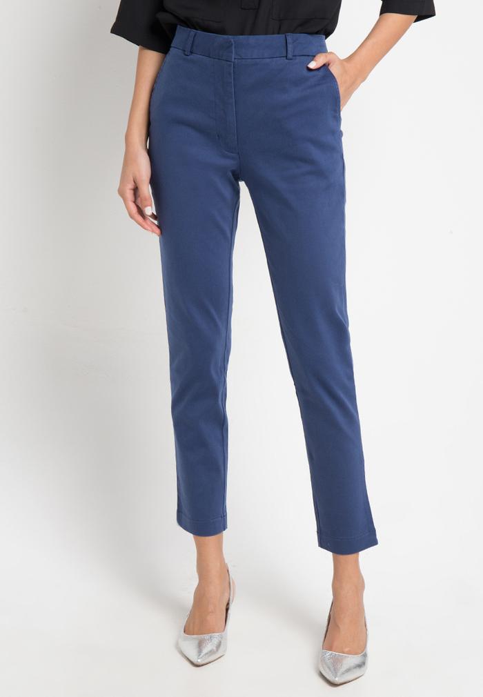 Geela Official - Basic Office Long Pants Dark Blue (G.3145-95)