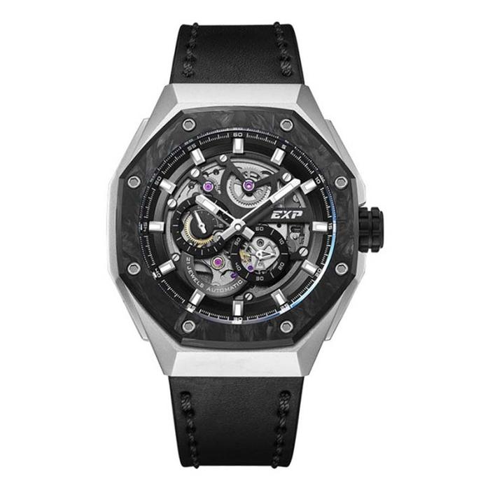 JAM TANGAN EXPEDITION PRIA ORIGINAL BLACK SILVER 6818M EXF6818M 6818 CT