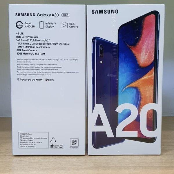 Samsung Galaxy A20 3GB RAM 32GB internal garansi SEIN - Samsung murah - Android murah berkualitas - 