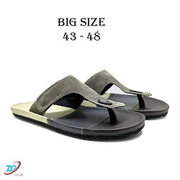Sandal Pria Flip Flops Klasik Jadul Keren Simple Sendal Jepit Casual Cowok Big Size Jumbo 43 44 45 4