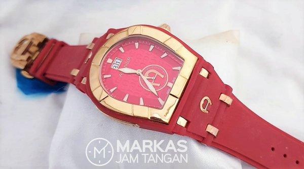 Jam Tangan Wanita - Jam Cewek BEST SELLER Aigner ALBA Fashion Limited Edition Rubber Women Watch TER