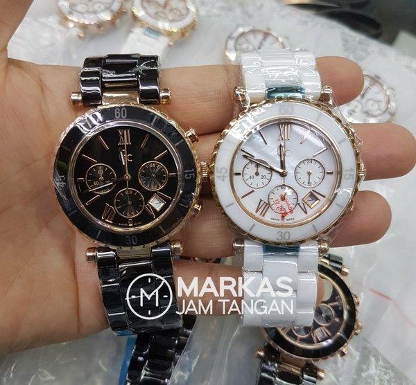 Jam Tangan Wanita Guess Collection Gc Diver Chic Chronograph Full Ceramic Women Watch TERMURAH KADO