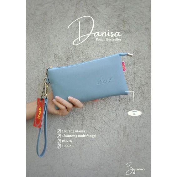 DOMPET FLIP DANISA INOE DOMPET WANITA ANTI AIR POUCH TEMPAT KOSMETIK SIMPLE TAS SLEMPANG TERBARU