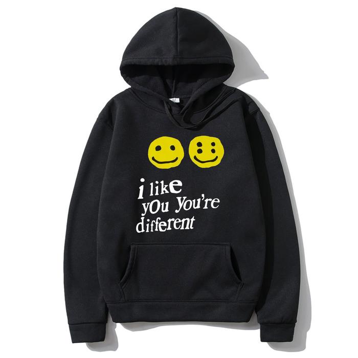 New 19SS CPFM XYZ Hoodie Graffiti Smile Face CPFM.XYZ W.W.C.D I LIKE YOU Kanye West Hip Hop Hoodies 
