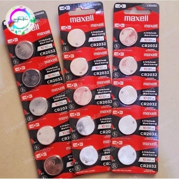Baterai CR2032 Maxell - Lithium 3 Volt