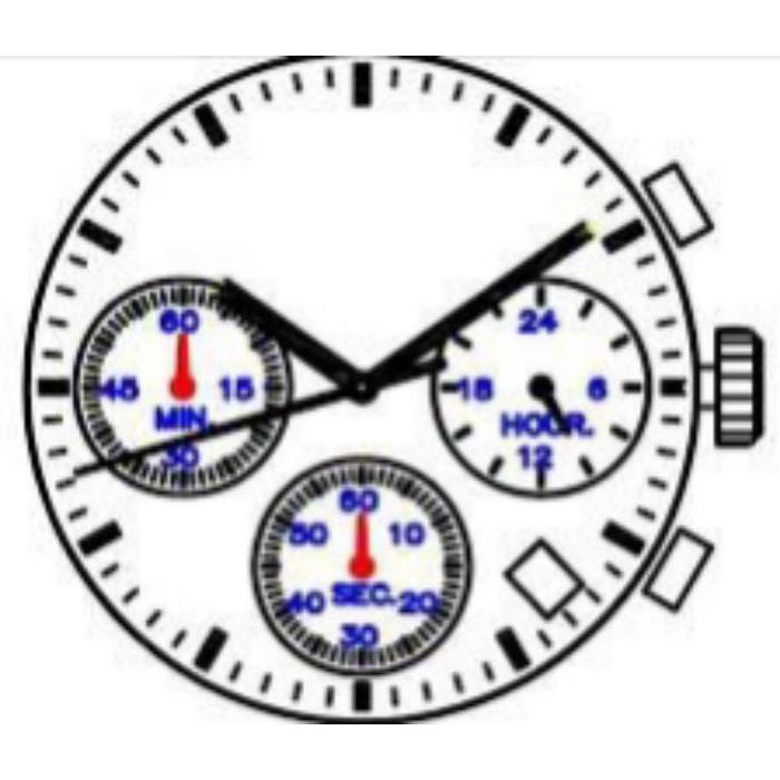 MESIN JAM TANGAN SN PE-90 CRONO AKTIF (PE-902) (PE-903)