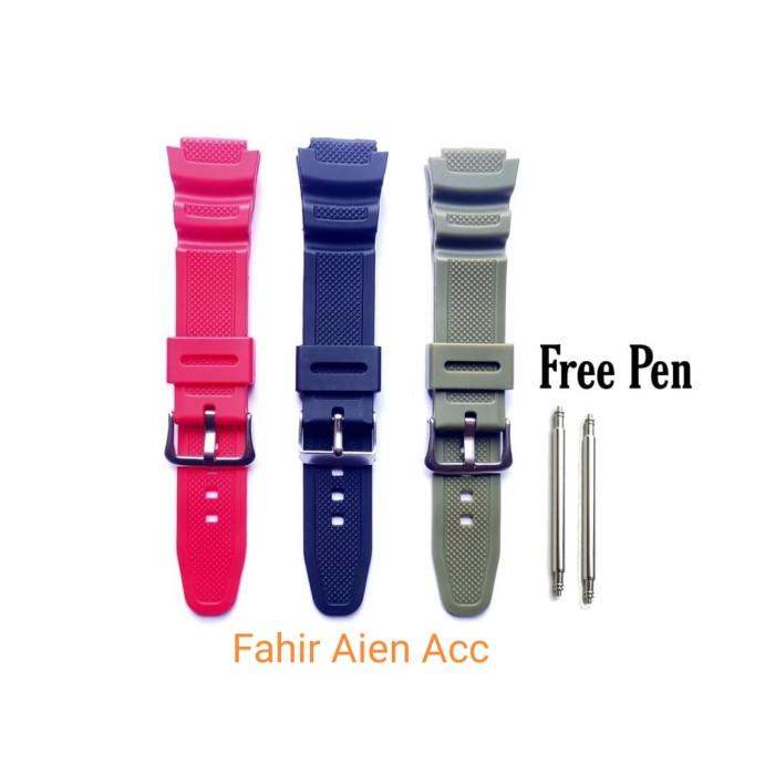 AndraTzy STRAP TALI JAM DIGITEC NEO NE 1002 RUBBER KARET TALIJAM DG-1002T + PEN - Navy