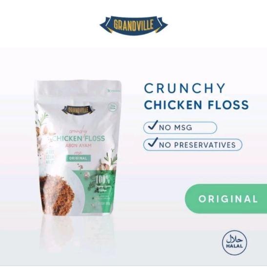 100gram Grandville Abon Crunchy Floss Aneka Rasa Varian / Makanan Mpasi Bayi Anak Sehat / Snack Bayi