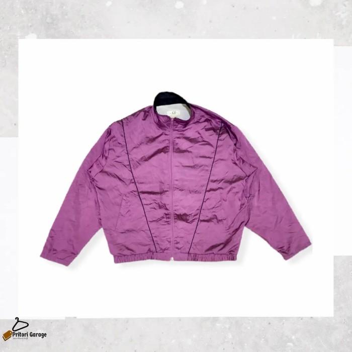 Windbreaker Tracktop Jacket Mizuno Tennis Purple Colour "Vintage"
