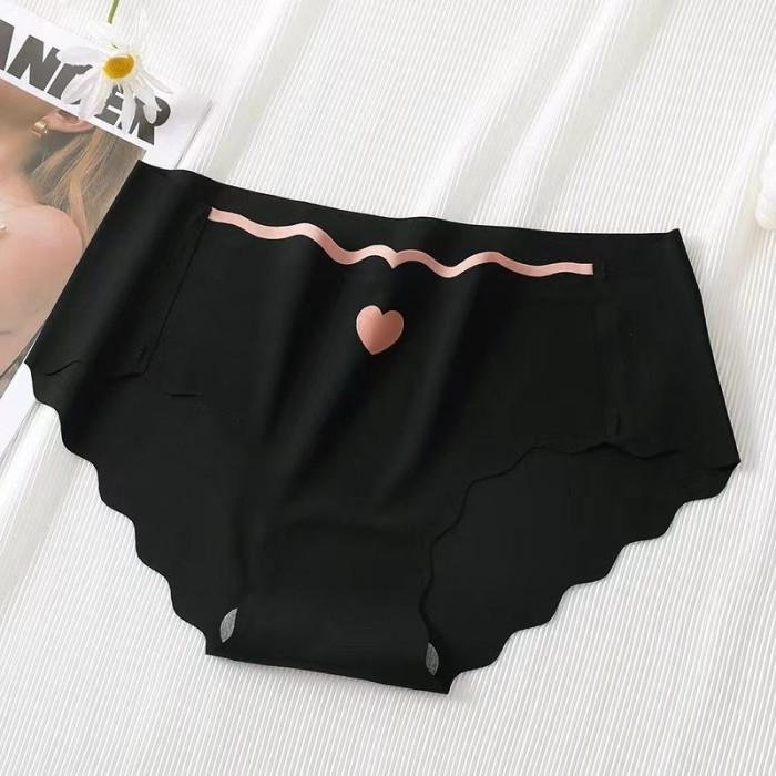 Cd Ungu Celana Dalam Seamless Love Pakaian Wanita Underwear Lingerie