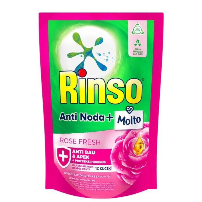 Tokcer- Rinso Molto Deterjen Cair Rose Fresh 700 ml