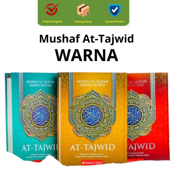 TERMURAH ORIGINAL MUSHAF AL-QURAN AT-TAJWID TERJEMAH | QURAN LANSIA | TAJWID WARNA WAQAF IBTIDA |TAJ