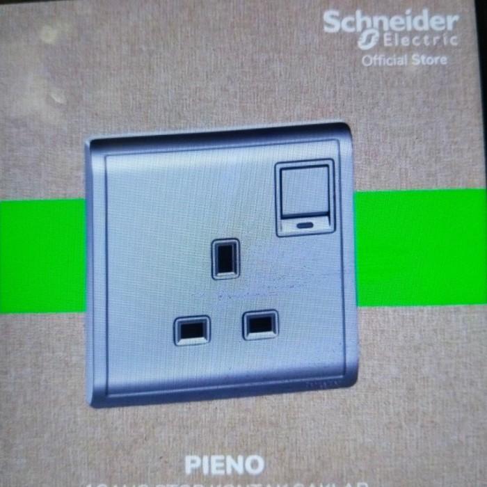 E8215NLS Stop kontak AC Silver Pieno Schneider