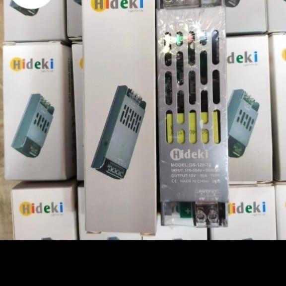 power supply 12v Hideki Adaptor Slim 3A,5A,10A DC Indoor Super Bright