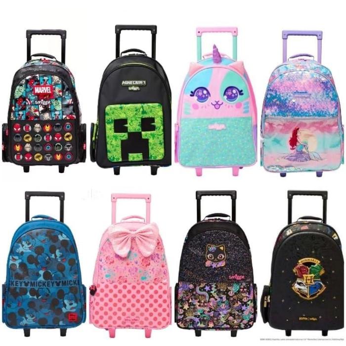 TERSEDIA!! TAS TROLLEY SMIGGLE BACKPACK TAS RODA SMIGGLE