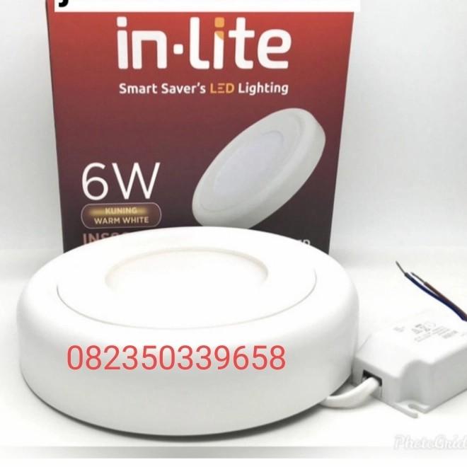 Panel Led out bow 6 Watt bulat Inlite 6 OB