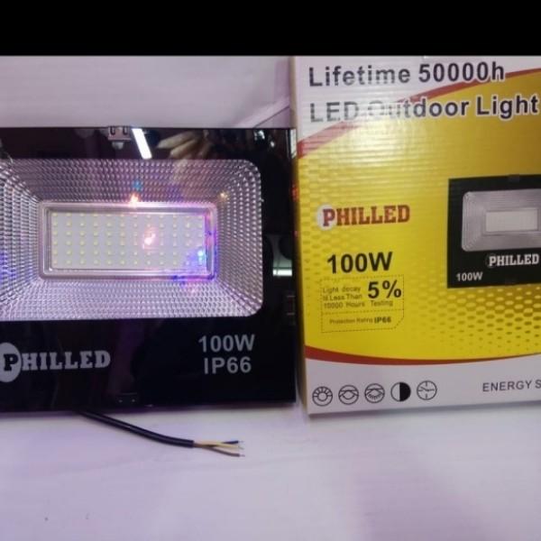 Kap Sorot LED 100 W Smd Philled out door IP 65 out door 220vac