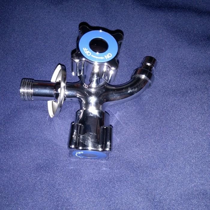 kran cabang 2 shower bahan Kuningan mavis