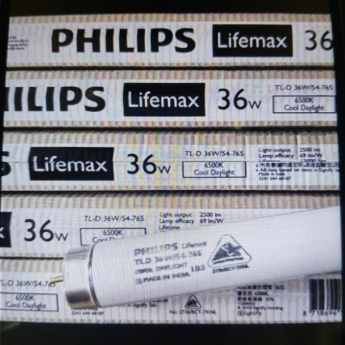 Lampu Neon TLD TL 36 Watt 120 CM Philips-putih