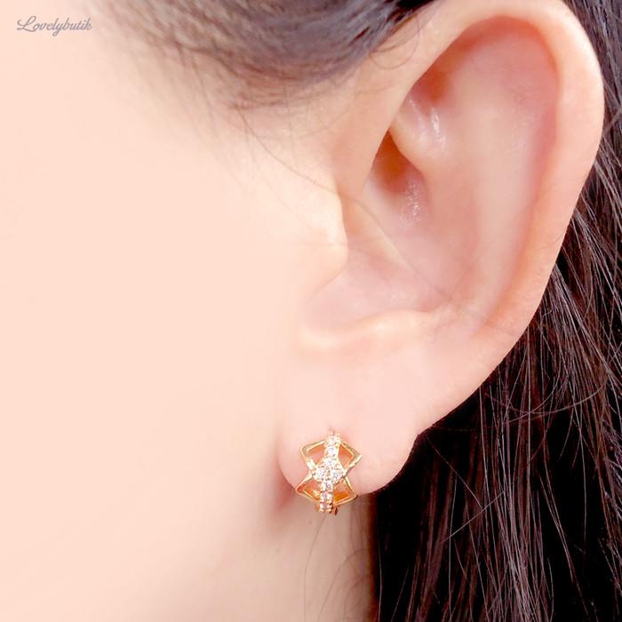 Anting Jepit Bayi Anak Perempuan Xuping Model Permata Terbaru Alex4 - Lovelybutik