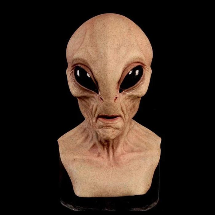READY TOPENG ALIEN UFO LATEX MASK HALLOWEEN TOPENG WAJAH COSPLAY