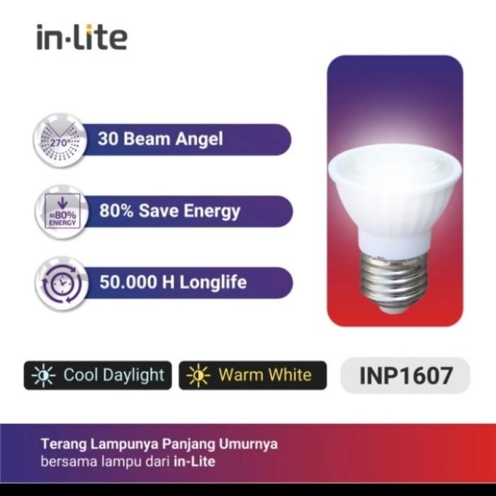 par mini inp 1607 lampu LED sorot spotlight cob 5 Watt inlite