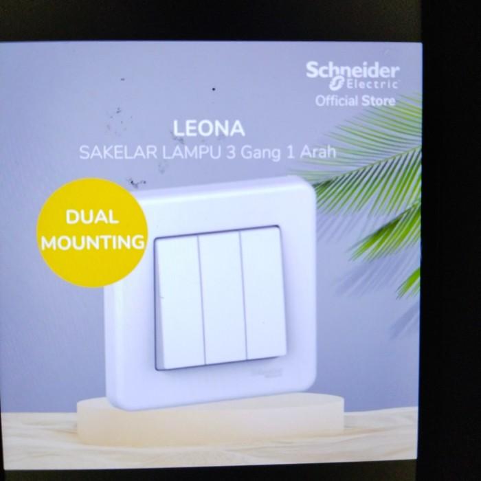 LNA2100321 Saklar 3 Gang Leona Schneider
