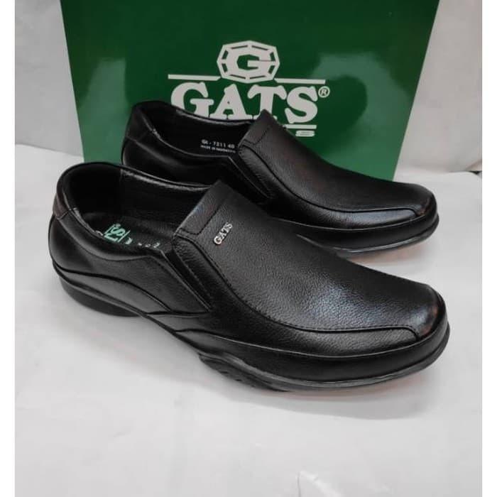 SEPATU PANTOFEL GATS GI 7211 hitam.SEPATU PRIA GATS