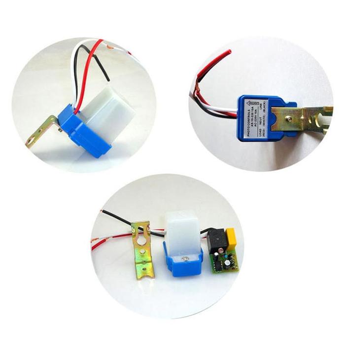 X-Tools Sensor Cahaya Lampu LED AS-10  photo cell sensor cahaya Saklar Otomatis Siang Malam 220V 10A