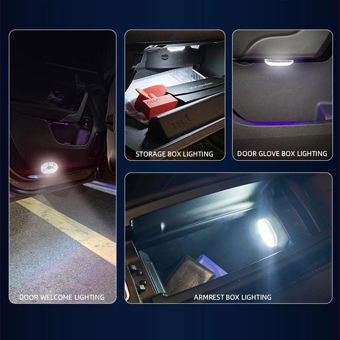 Interior Mobil Mini Lampu Sentuh Lampu Ambient Auto Atap Langit-langit Lampu Baca LED Mobil Styling