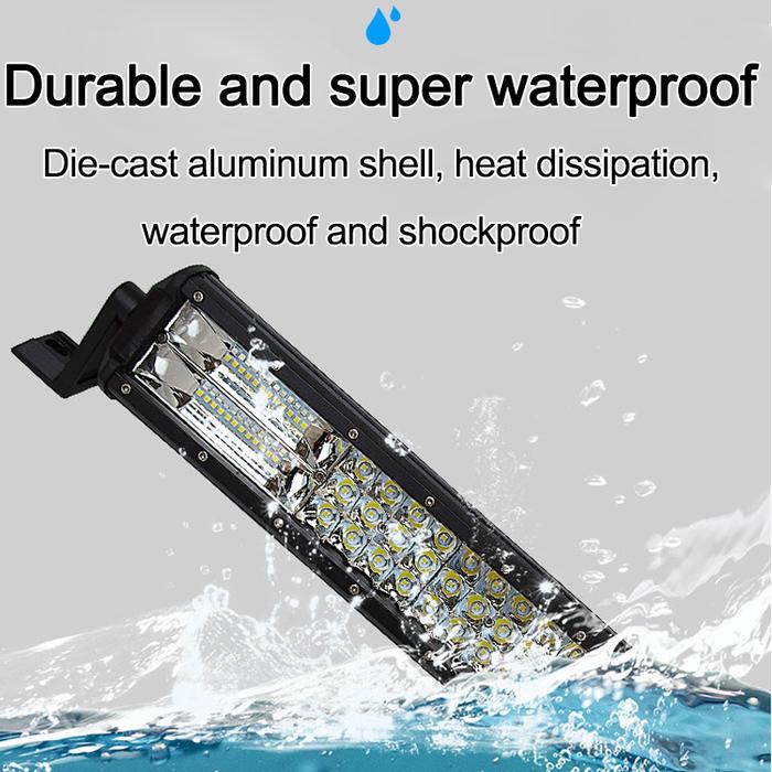 Cahaya tampak 600000m TAIHONGRUI Lampu Tembak Offroad LED 12v-60v 360W 60manik-manik lampu kuning da