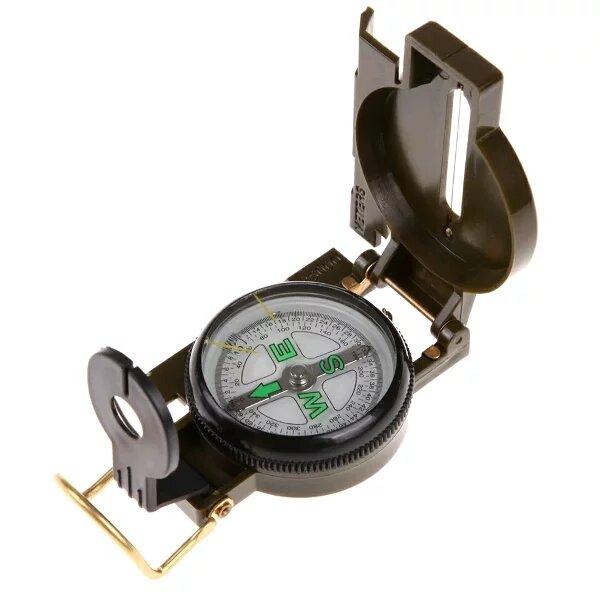 Kompas bidik Lensatic Multifungsi Army - Penunjuk Arah Outdoor - Kompas Pramuka - Compass Lensatic A
