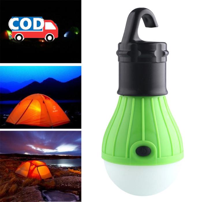 Lampu Camping Mancing Bohlam Tenda Gantung LED 3 Mode Terang