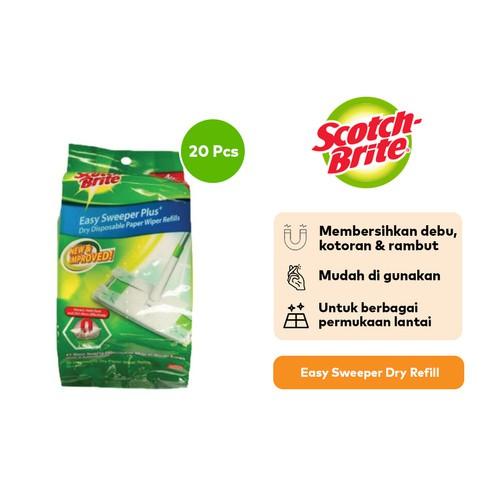 3M Scotch-Brite Isi Ulang Easy Sweeper Plus Dry Refill Pel Kering Q600