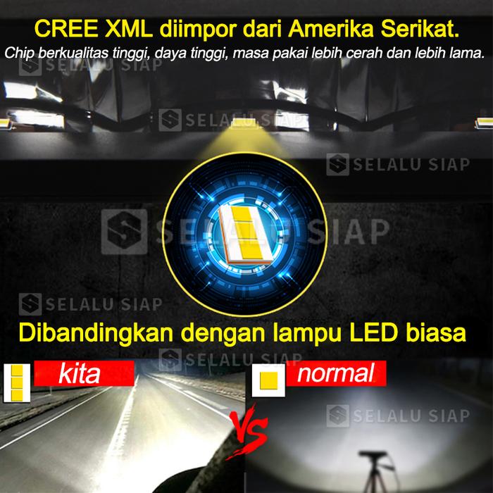 【lebih terang dari matahari】Lampu sorot led bar Lampu led bar 380W 12inch 12 80V Universal 60 manik 
