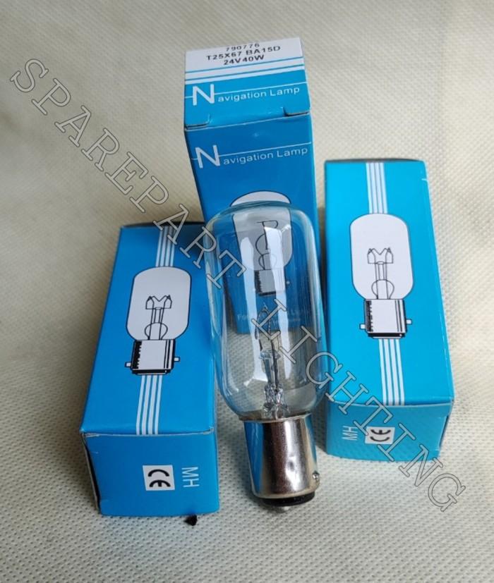 LAMPU NAVIGASI BA15D 24V 40W